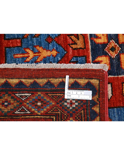 Humna 13' 6" X 16' 3" Hand Knotted Wool Rug 13' 6" X 16' 3" (411 X 495) / Red / Wool