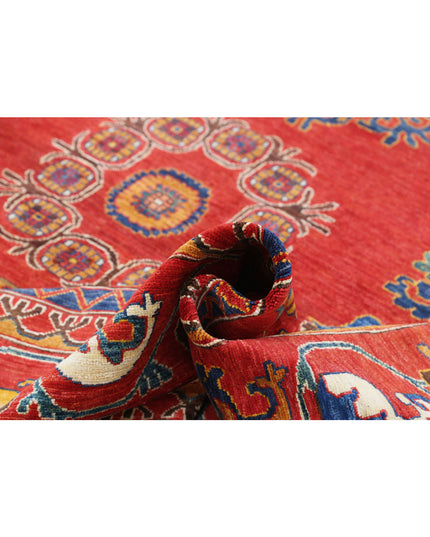 Humna 9' 0" X 12' 0" Hand Knotted Wool Rug 9' 0" X 12' 0" (274 X 366) / Red / Wool