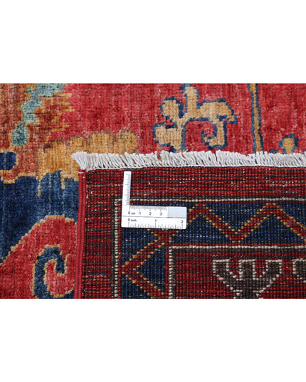 Humna 9' 5" X 11' 6" Hand Knotted Wool Rug 9' 5" X 11' 6" (287 X 351) / Red / Wool