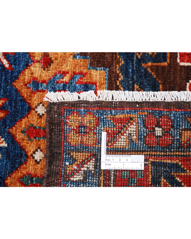 Humna 8' 5" X 10' 6" Hand Knotted Wool Rug 8' 5" X 10' 6" (257 X 320) / Brown / Wool