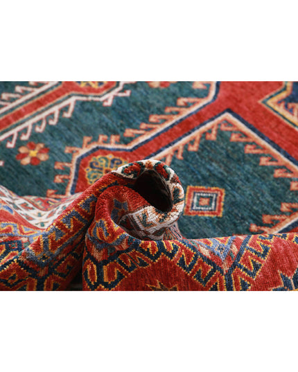 Humna 8' 2" X 10' 8" Hand Knotted Wool Rug 8' 2" X 10' 8" (249 X 325) / Green / Wool