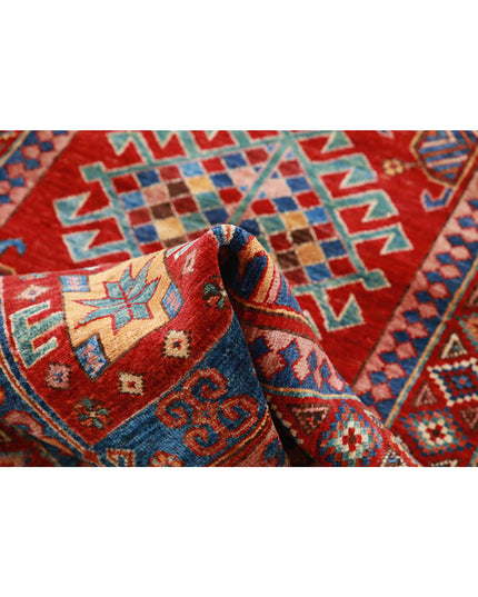 Humna 2' 10" X 5' 10" Hand Knotted Wool Rug 2' 10" X 5' 10" (86 X 178) / Red / Wool