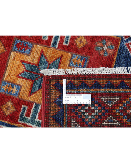 Humna 2' 9" X 8' 1" Hand Knotted Wool Rug 2' 9" X 8' 1" (84 X 246) / Red / Wool