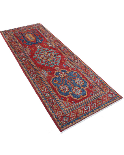 Humna 2' 10" X 7' 5" Hand Knotted Wool Rug 2' 10" X 7' 5" (86 X 226) / Red / Wool