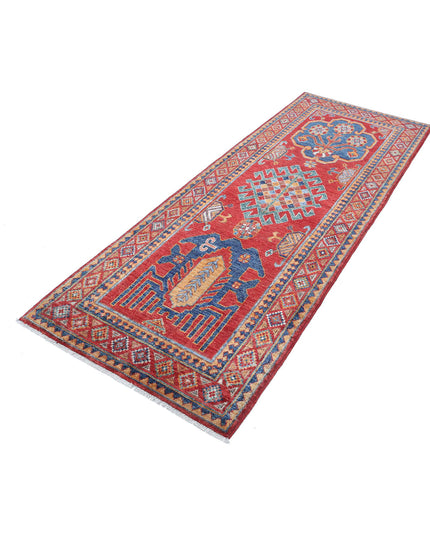 Humna 2' 10" X 7' 5" Hand Knotted Wool Rug 2' 10" X 7' 5" (86 X 226) / Red / Wool