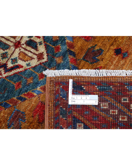 Humna 2' 8" X 7' 7" Hand Knotted Wool Rug 2' 8" X 7' 7" (81 X 231) / Gold / Wool