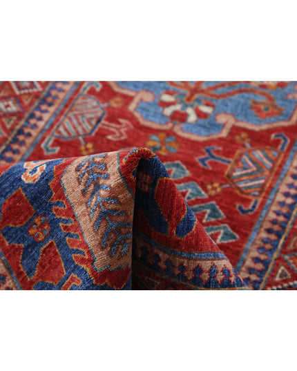 Humna 2' 11" X 5' 9" Hand Knotted Wool Rug 2' 11" X 5' 9" (89 X 175) / Red / Wool