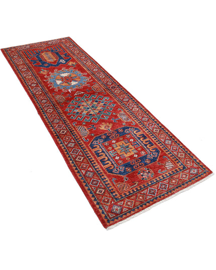 Humna 2' 9" X 7' 11" Hand Knotted Wool Rug 2' 9" X 7' 11" (84 X 241) / Red / Wool