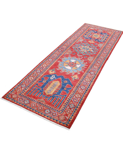 Humna 2' 9" X 7' 11" Hand Knotted Wool Rug 2' 9" X 7' 11" (84 X 241) / Red / Wool