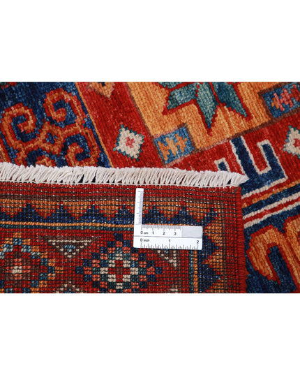 Humna 2' 9" X 7' 11" Hand Knotted Wool Rug 2' 9" X 7' 11" (84 X 241) / Red / Wool