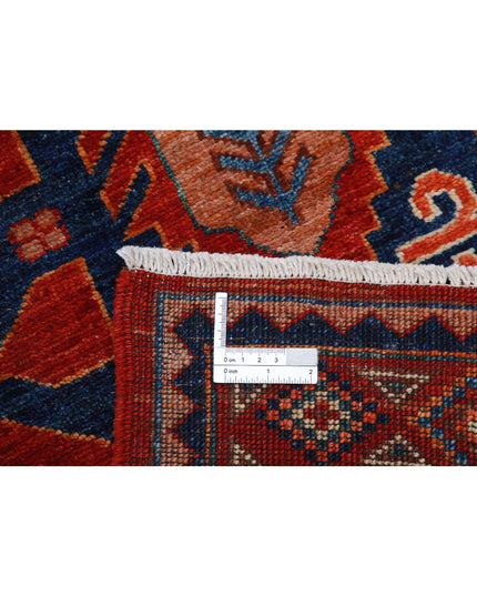 Humna 2' 9" X 5' 10" Hand Knotted Wool Rug 2' 9" X 5' 10" (84 X 178) / Red / Wool