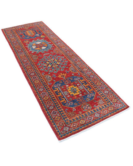 Humna 2' 8" X 7' 10" Hand Knotted Wool Rug 2' 8" X 7' 10" (81 X 239) / Red / Wool