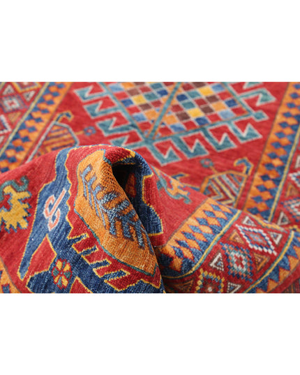 Humna 2' 8" X 7' 10" Hand Knotted Wool Rug 2' 8" X 7' 10" (81 X 239) / Red / Wool