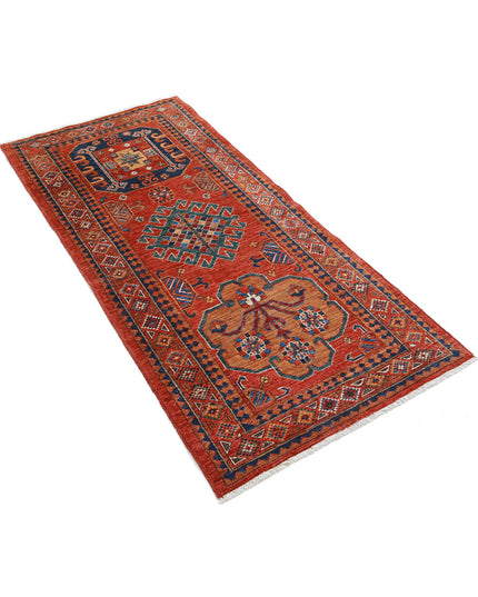Humna 2' 8" X 5' 9" Hand Knotted Wool Rug 2' 8" X 5' 9" (81 X 175) / Rust / Wool