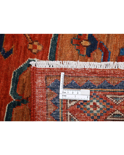 Humna 2' 8" X 5' 9" Hand Knotted Wool Rug 2' 8" X 5' 9" (81 X 175) / Rust / Wool