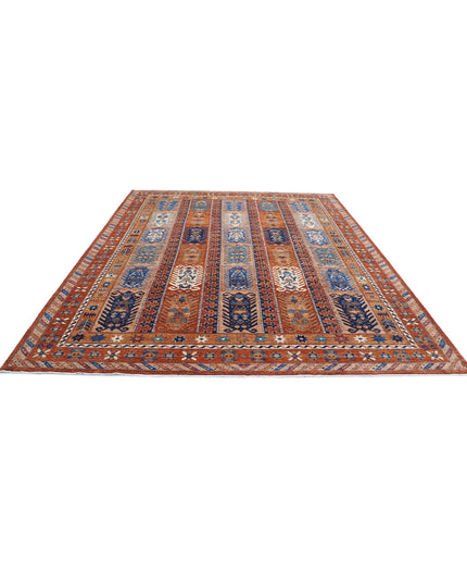 Humna 9' 3" X 11' 6" Hand Knotted Wool Rug 9' 3" X 11' 6" (282 X 351) / Rust / Wool