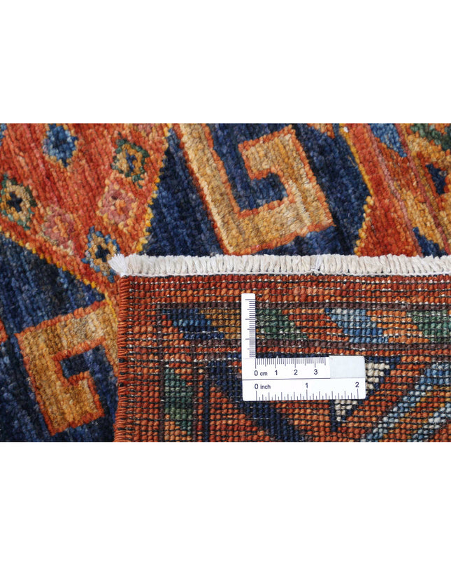 Humna 9' 5" X 11' 8" Hand Knotted Wool Rug 9' 5" X 11' 8" (287 X 356) / Rust / Wool