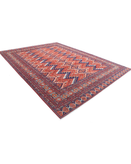 Humna 10' 0" X 13' 8" Hand Knotted Wool Rug 10' 0" X 13' 8" (305 X 417) / Multi / Wool