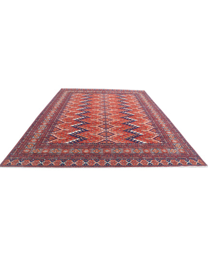 Humna 10' 0" X 13' 8" Hand Knotted Wool Rug 10' 0" X 13' 8" (305 X 417) / Multi / Wool
