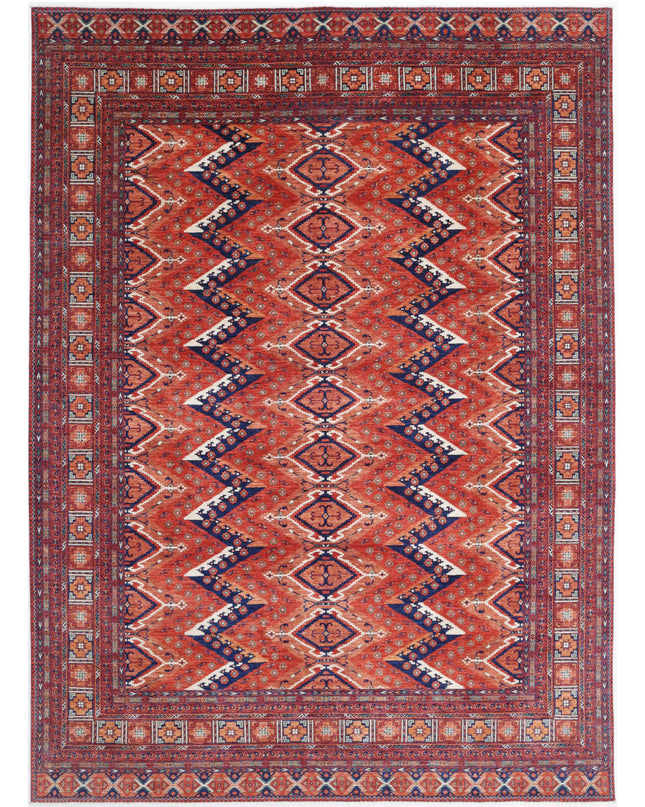 Humna 10' 0" X 13' 8" Hand Knotted Wool Rug 10' 0" X 13' 8" (305 X 417) / Multi / Wool