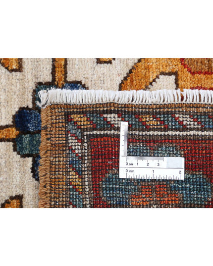 Humna 6' 10" X 9' 5" Hand Knotted Wool Rug 6' 10" X 9' 5" (208 X 287) / Gold / Wool