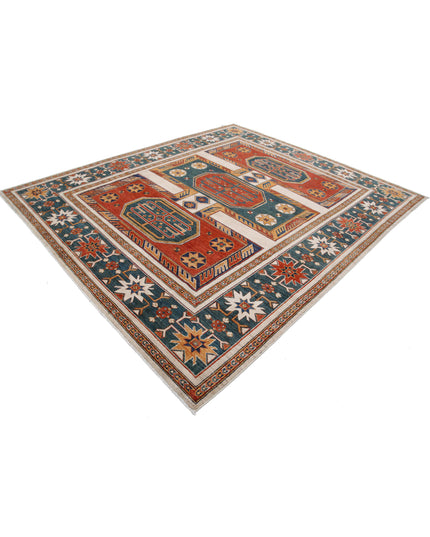 Humna 8' 3" X 9' 9" Hand Knotted Wool Rug 8' 3" X 9' 9" (251 X 297) / Ivory / Wool