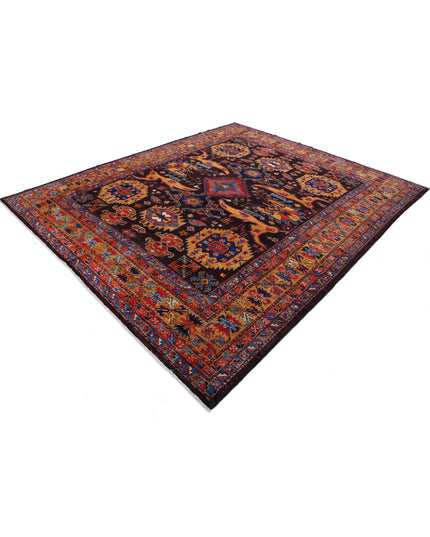 Humna 8' 4" X 10' 2" Hand Knotted Wool Rug 8' 4" X 10' 2" (254 X 310) / Brown / Wool