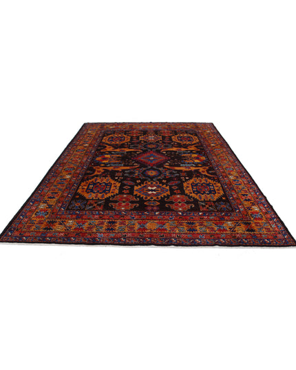 Humna 8' 4" X 10' 2" Hand Knotted Wool Rug 8' 4" X 10' 2" (254 X 310) / Brown / Wool
