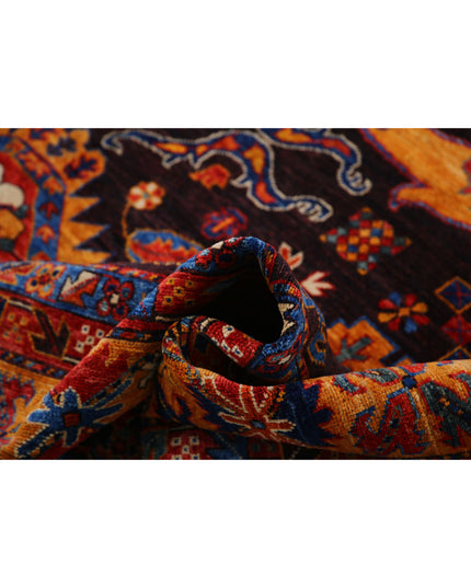 Humna 8' 4" X 10' 2" Hand Knotted Wool Rug 8' 4" X 10' 2" (254 X 310) / Brown / Wool