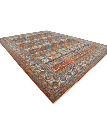 Humna 14' 6" X 19' 2" Hand Knotted Wool Rug 14' 6" X 19' 2" (442 X 584) / Multi / Wool