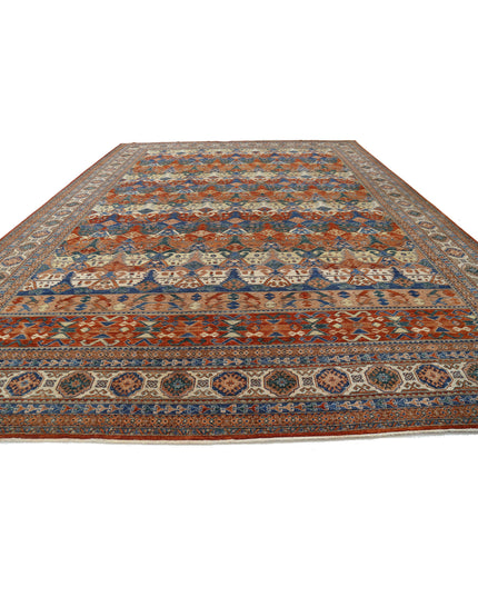 Humna 14' 6" X 19' 2" Hand Knotted Wool Rug 14' 6" X 19' 2" (442 X 584) / Multi / Wool
