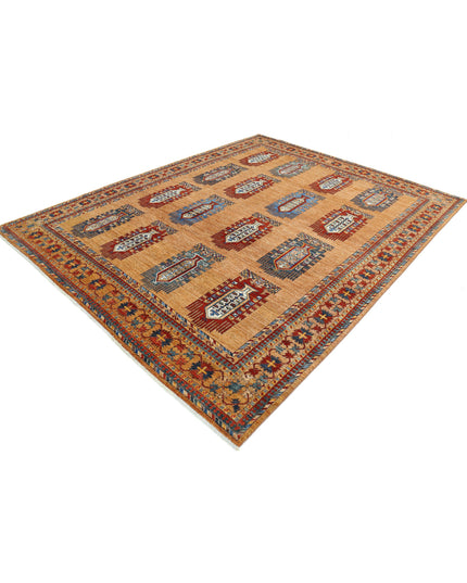 Humna 8' 1" X 10' 0" Hand Knotted Wool Rug 8' 1" X 10' 0" (246 X 305) / Brown / Wool