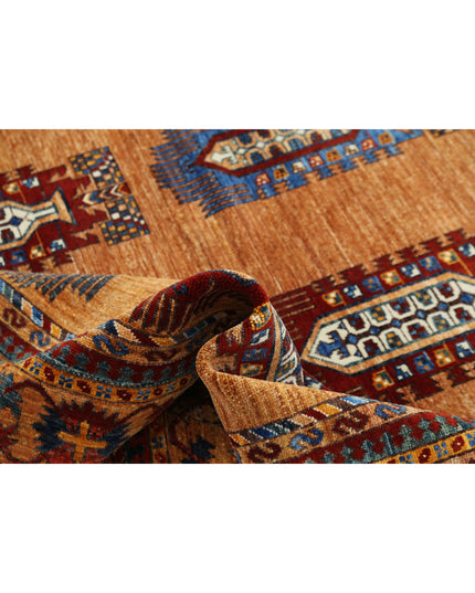 Humna 8' 1" X 10' 0" Hand Knotted Wool Rug 8' 1" X 10' 0" (246 X 305) / Brown / Wool