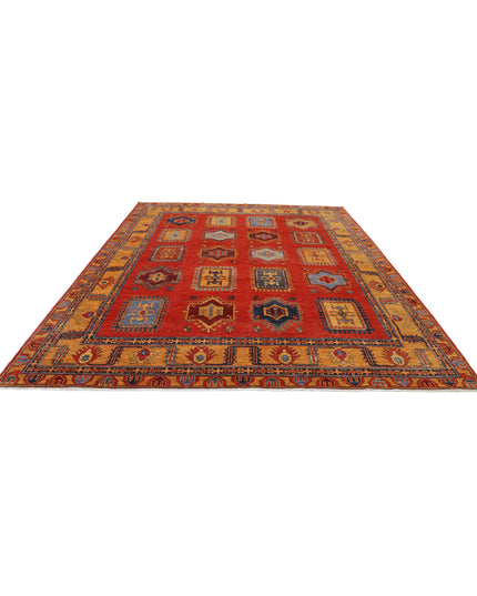 Humna 8' 8" X 12' 2" Hand Knotted Wool Rug 8' 8" X 12' 2" (264 X 371) / Red / Wool