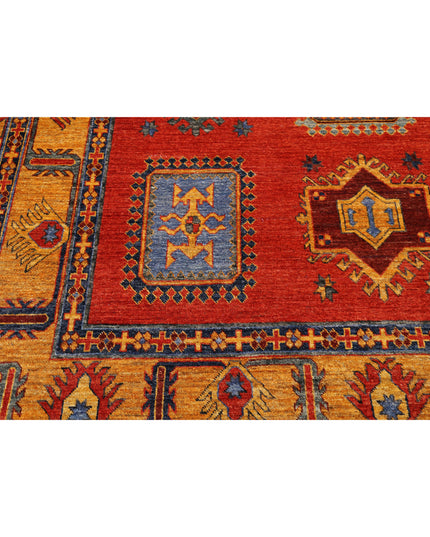 Humna 8' 8" X 12' 2" Hand Knotted Wool Rug 8' 8" X 12' 2" (264 X 371) / Red / Wool