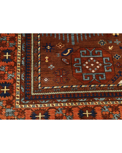 Humna 8' 6" X 10' 4" Hand Knotted Wool Rug 8' 6" X 10' 4" (259 X 315) / Brown / Wool