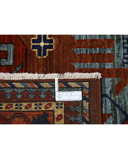 Humna 8' 6" X 10' 4" Hand Knotted Wool Rug 8' 6" X 10' 4" (259 X 315) / Brown / Wool