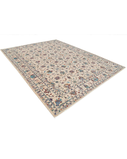 Jasmine 9' 0" X 11' 11" Hand Knotted Wool Rug 9' 0" X 11' 11" (274 X 363) / Beige / Wool