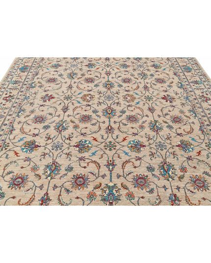 Jasmine 9' 0" X 11' 11" Hand Knotted Wool Rug 9' 0" X 11' 11" (274 X 363) / Beige / Wool