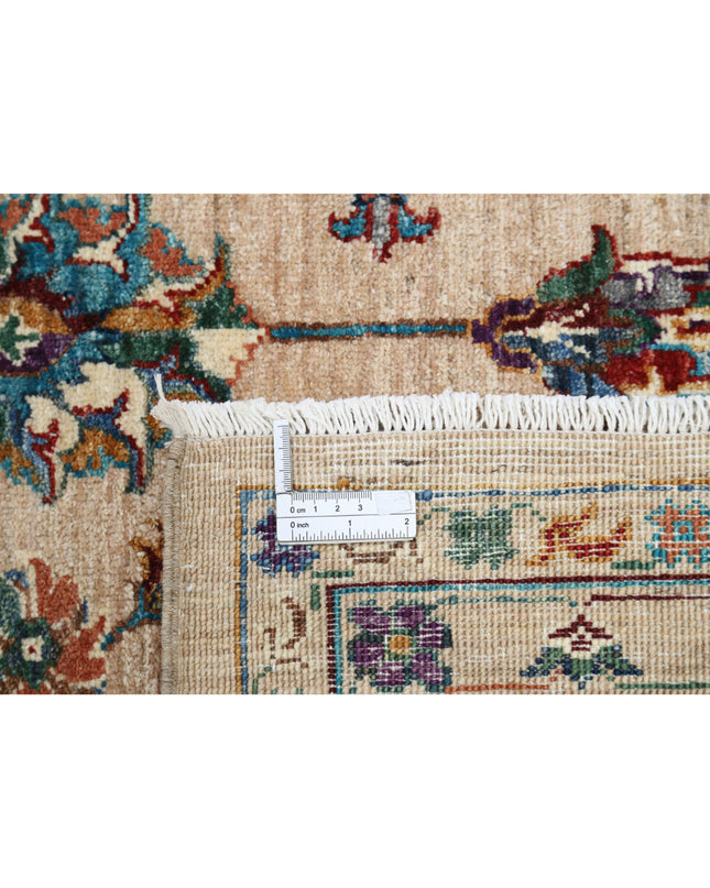 Jasmine 9' 0" X 11' 11" Hand Knotted Wool Rug 9' 0" X 11' 11" (274 X 363) / Beige / Wool