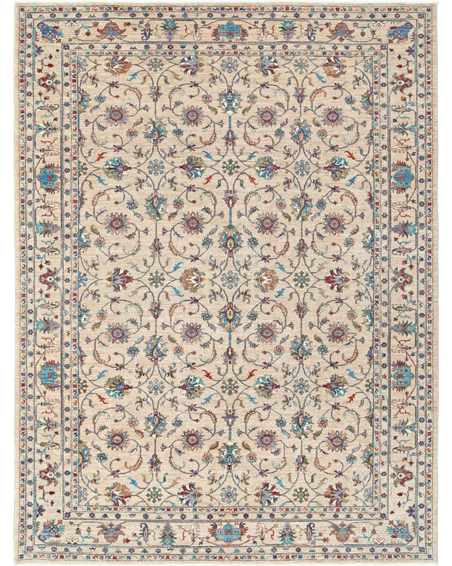 Jasmine 9' 0" X 11' 11" Hand Knotted Wool Rug 9' 0" X 11' 11" (274 X 363) / Beige / Wool