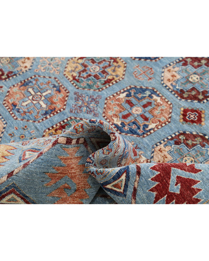 Jasmine 11' 11" X 15' 8" Hand Knotted Wool Rug 11' 11" X 15' 8" (363 X 478) / Blue / Wool