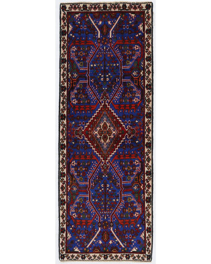 Josheghan 1' 10" X 5' 1" Hand Knotted Wool Rug 1' 10" X 5' 1" (56 X 155) / Blue / Wool