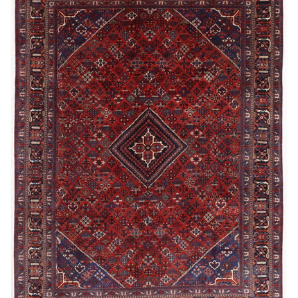 Josheghan 10' 8" X 13' 6" Hand Knotted Wool Rug 10' 8" X 13' 6" (325 X 411) / Red / Wool