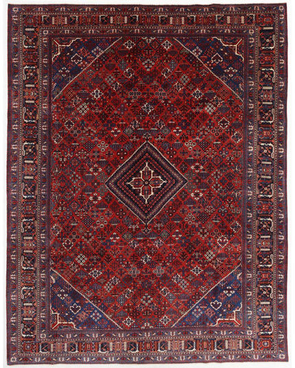 Josheghan 10' 8" X 13' 6" Hand Knotted Wool Rug 10' 8" X 13' 6" (325 X 411) / Red / Wool
