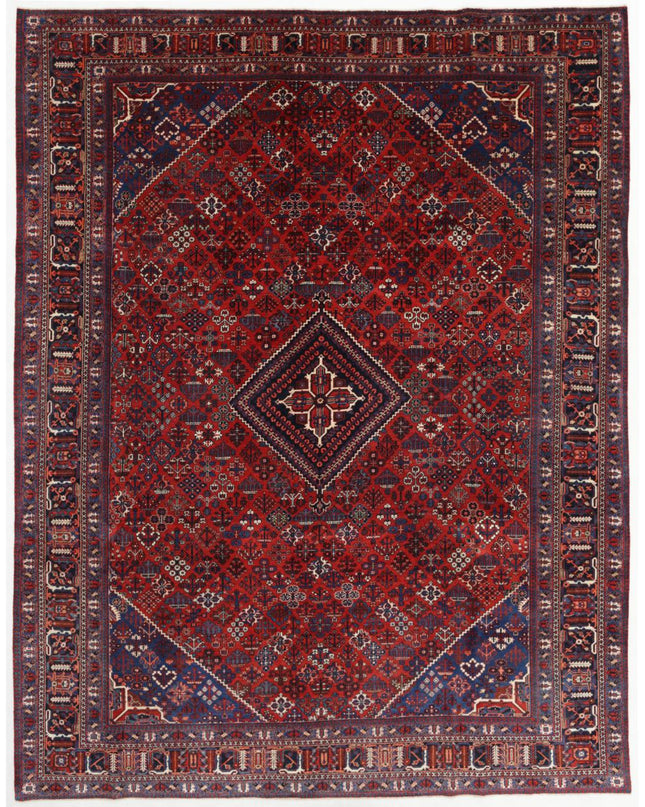 Josheghan 10' 8" X 13' 6" Hand Knotted Wool Rug 10' 8" X 13' 6" (325 X 411) / Red / Wool