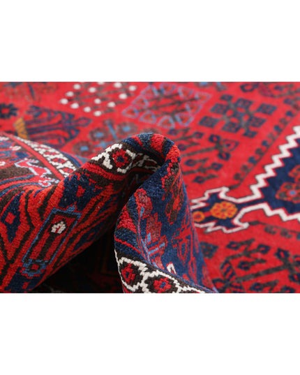 Josheghan 7' 0" X 10' 7" Hand Knotted Wool Rug 7' 0" X 10' 7" (213 X 322) / Red / Wool