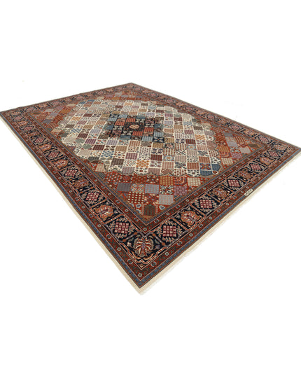 Josheghan 9' 0" X 11' 9" Hand Knotted Wool Rug 9' 0" X 11' 9" (274 X 358) / Ivory / Wool