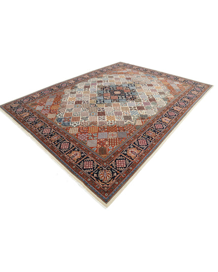 Josheghan 9' 0" X 11' 9" Hand Knotted Wool Rug 9' 0" X 11' 9" (274 X 358) / Ivory / Wool