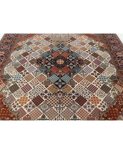 Josheghan 9' 0" X 11' 9" Hand Knotted Wool Rug 9' 0" X 11' 9" (274 X 358) / Ivory / Wool